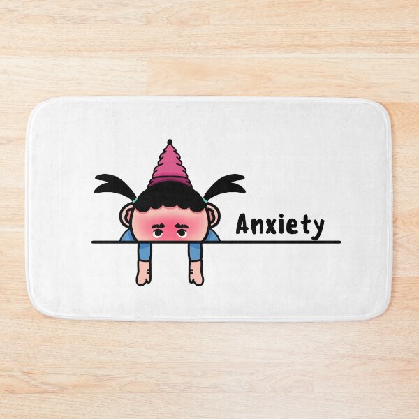 Item preview, Anxiety. Girl Cartoon Sticker Yogi hula ball designed and sold by Shifa19.