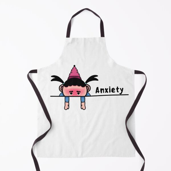 Item preview, Anxiety. Girl Cartoon Sticker Yogi hula ball designed and sold by Shifa19.