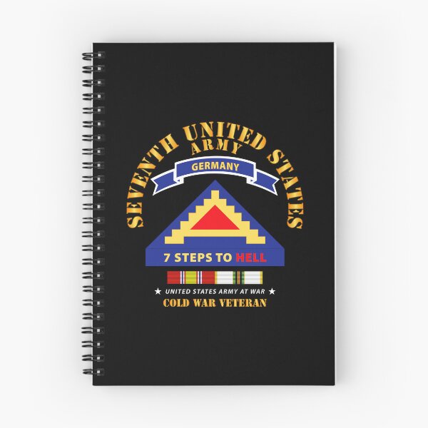 Item preview, Army -  7th Unites States Army - 7 Steps to Hell w Germany Tab - SS w COLD WAR SVC X 300 designed and sold by Military Insignia Products.
