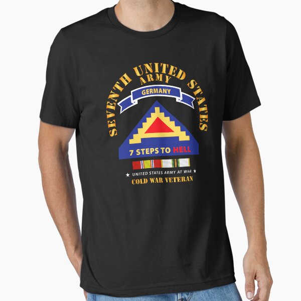 Item preview, Army -  7th Unites States Army - 7 Steps to Hell w Germany Tab - SS w COLD WAR SVC X 300 designed and sold by Military Insignia Products.