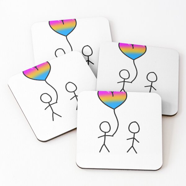 Item preview, LGBTQ+ Acceptance Cards - Pride Balloons Pansexual designed and sold by ArtbyLauraJo.