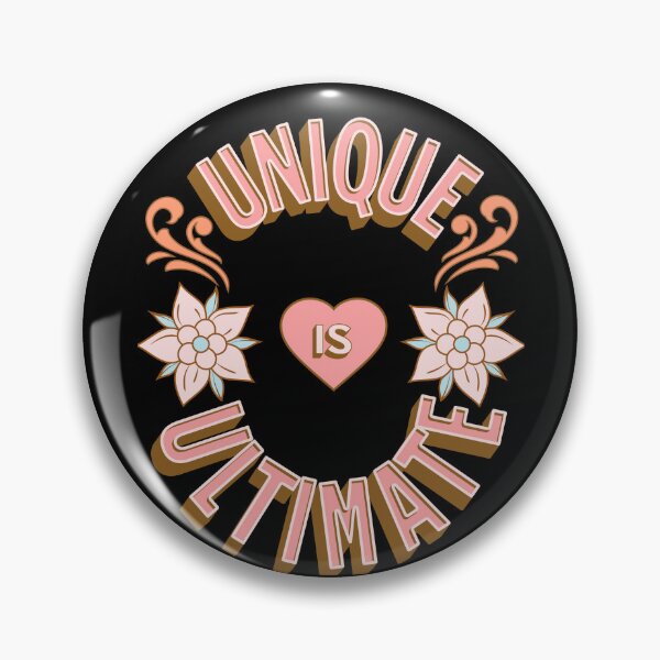 Item preview, Unique is Ultimate - First Names - Birthday Gifts - Alliteration Fans designed and sold by epicthoughts.