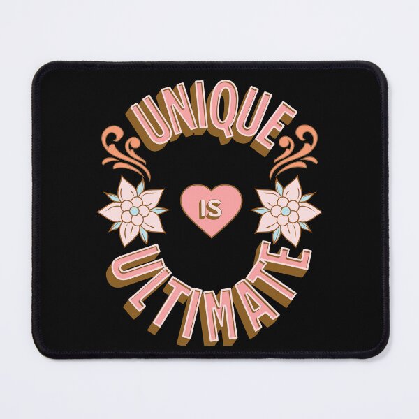 Item preview, Unique is Ultimate - First Names - Birthday Gifts - Alliteration Fans designed and sold by epicthoughts.