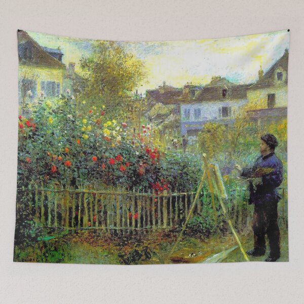 Item preview, Monet Painting in his Garden designed and sold by Vintage Designs +.