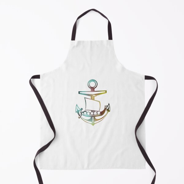 Item preview, Rainbow Viking ship and Anchor designed and sold by Dead1bird.