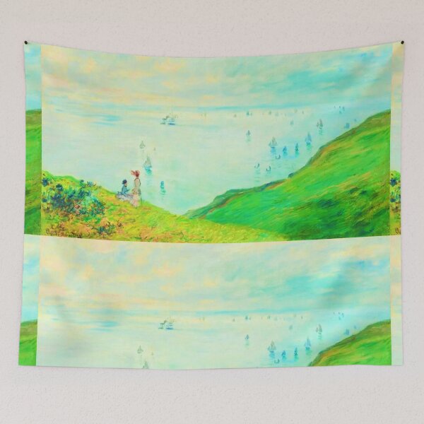 Item preview, Cliffs at Pourville (1882) by Claude Monet. Digitally enhanced by WatermarkNZ Press designed and sold by CristalleLisa.