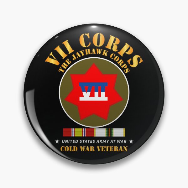 Item preview, Army -  VII Corps - The Jayhawk Corps - SSI w COLD WAR SVC X 300 designed and sold by Military Insignia Products.