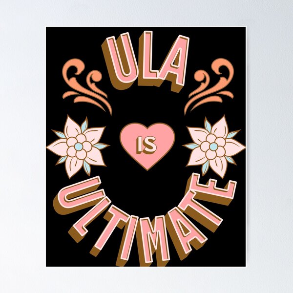 Item preview, Ula is Ultimate - First Names - Birthday Gifts - Alliteration Fans designed and sold by epicthoughts.