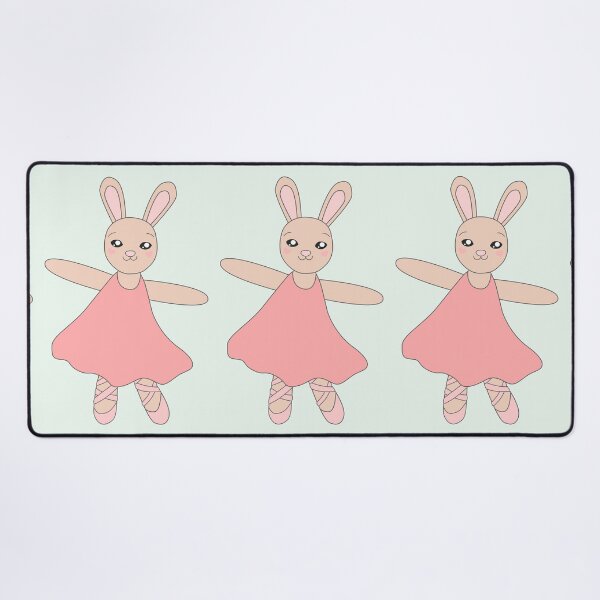 Item preview, Ballerina Bunny Ballet Rabbit Pink Dress Dancing Kawaii designed and sold by cashewdays.