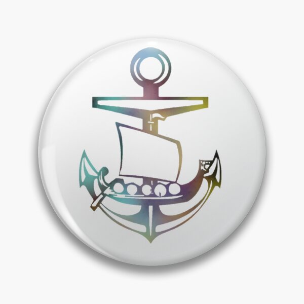 Item preview, Varient Rainbow Viking ship and Anchor designed and sold by Dead1bird.