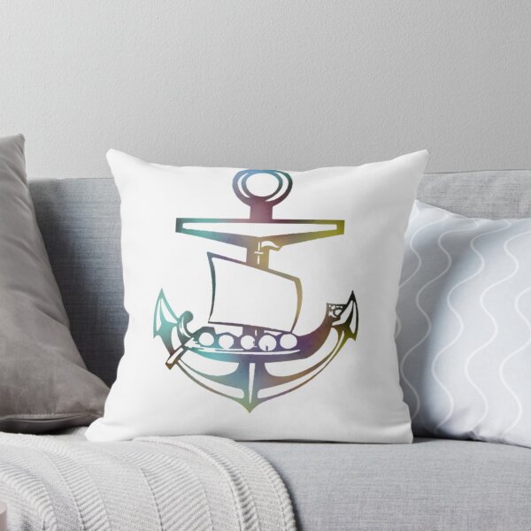 Item preview, Varient Rainbow Viking ship and Anchor designed and sold by Dead1bird.