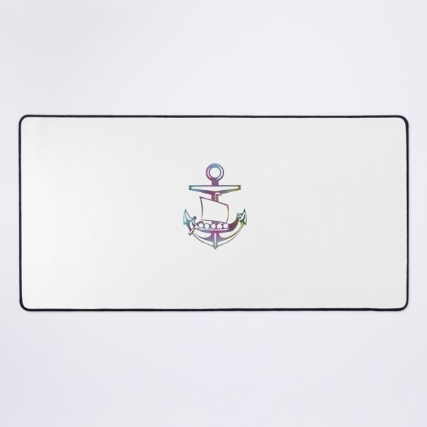 Item preview, Purple Viking ship and Anchor designed and sold by Dead1bird.
