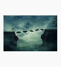 umbrella pathway Photographic Print