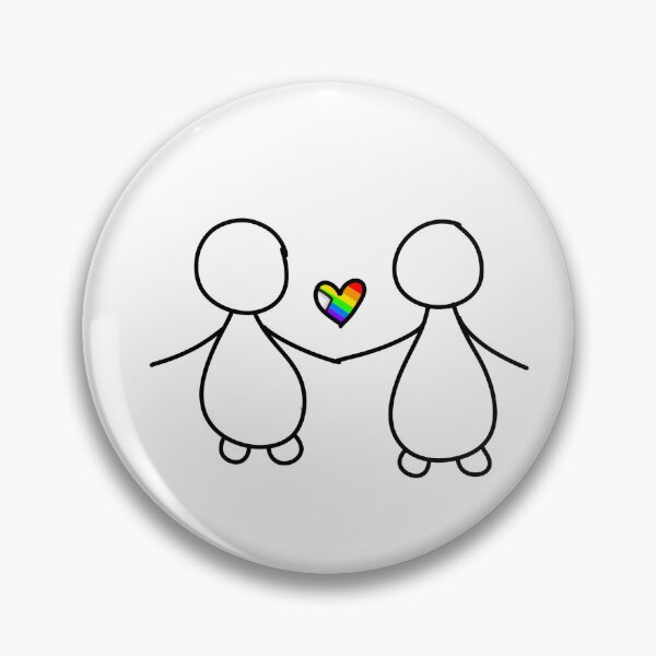 Item preview, LGBTQ+ Acceptance Cards - Pride Character with Tiny Heart Rainbow Progress Flag designed and sold by ArtbyLauraJo.
