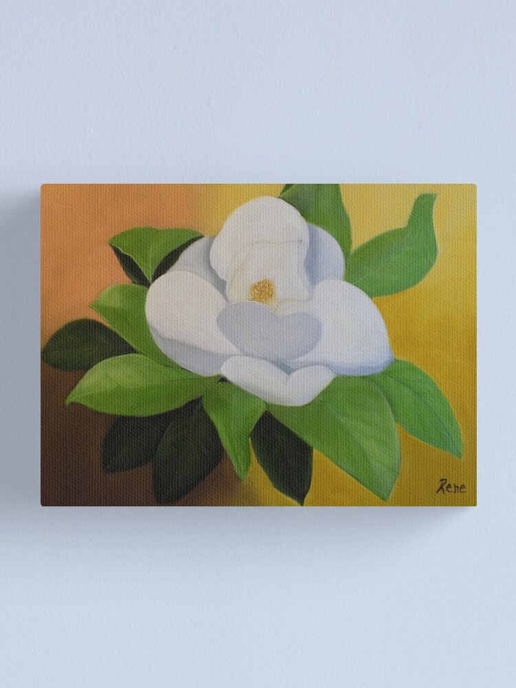 Alternate view of Magnolia In Full Bloom Canvas Print