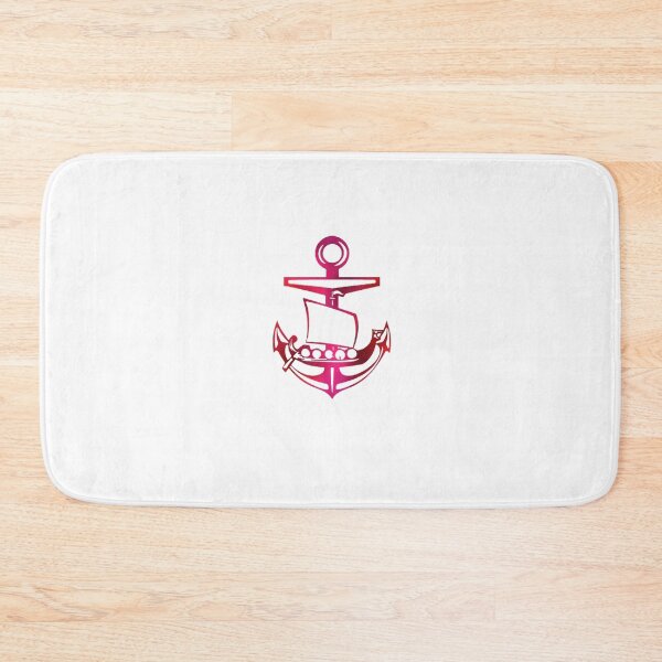 Item preview, Bright Pink Viking ship and Anchor designed and sold by Dead1bird.