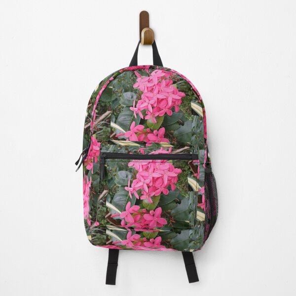 Item preview,  Pink Red Color Rathmal/ Ixora Coccinea Floral Photography Design designed and sold by DHAMMISTYLES.