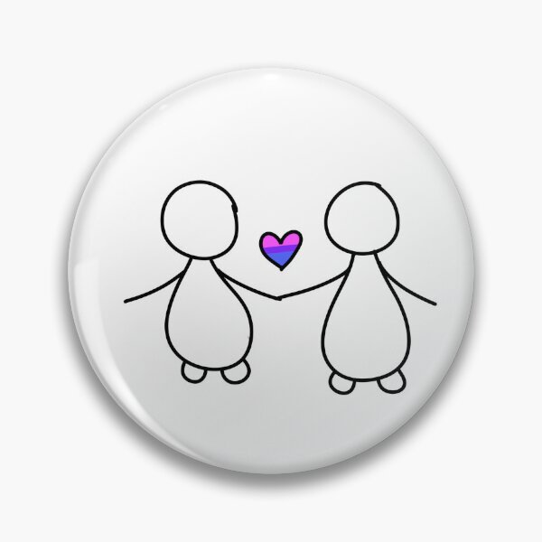 Item preview, LGBTQ+ Acceptance Cards - Pride Character with Tiny Heart bisexual designed and sold by ArtbyLauraJo.