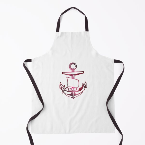 Item preview, Dark pink Viking ship and Anchor designed and sold by Dead1bird.