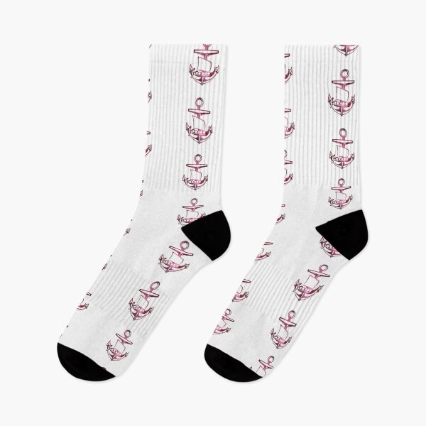 Item preview, Dark pink Viking ship and Anchor designed and sold by Dead1bird.