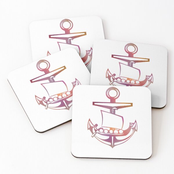 Item preview, Sunrise Viking ship and Anchor designed and sold by Dead1bird.