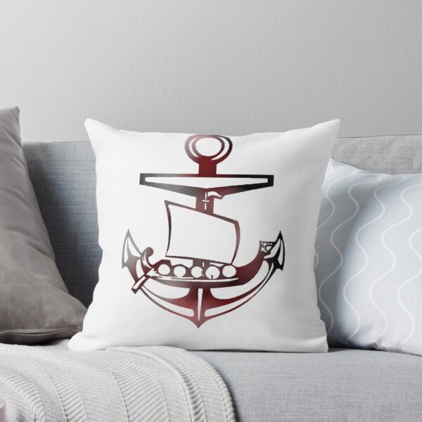 Item preview, Black and red Viking ship and Anchor designed and sold by Dead1bird.