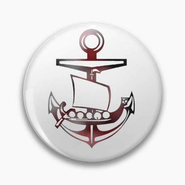 Item preview, Black and red Viking ship and Anchor designed and sold by Dead1bird.