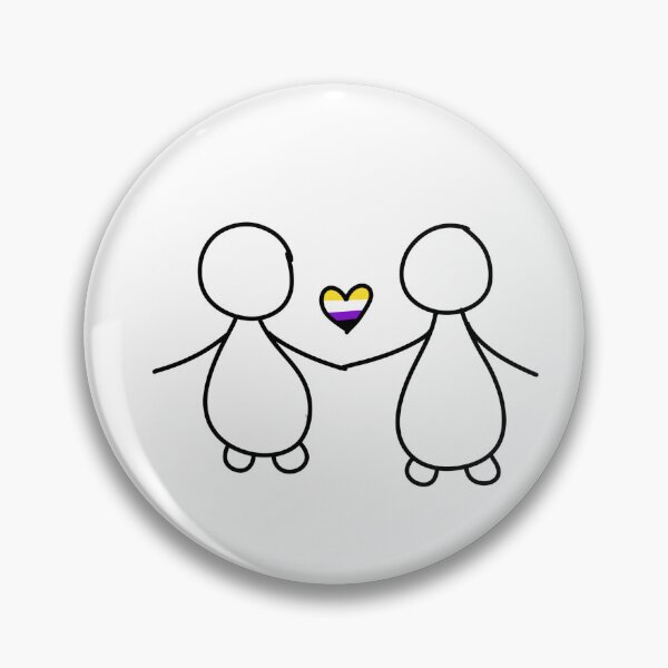 Item preview, LGBTQ+ Acceptance Cards - Pride Character with Tiny Heart non-binary designed and sold by ArtbyLauraJo.