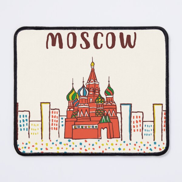 Item preview, Moscow Skyline St. Basil's Cathedral designed and sold by Luciana Lakowsky.