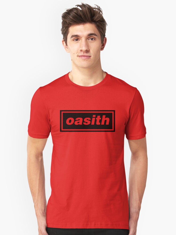 Alternate view of Oasith! Oasith! Oasith! Slim Fit T-Shirt