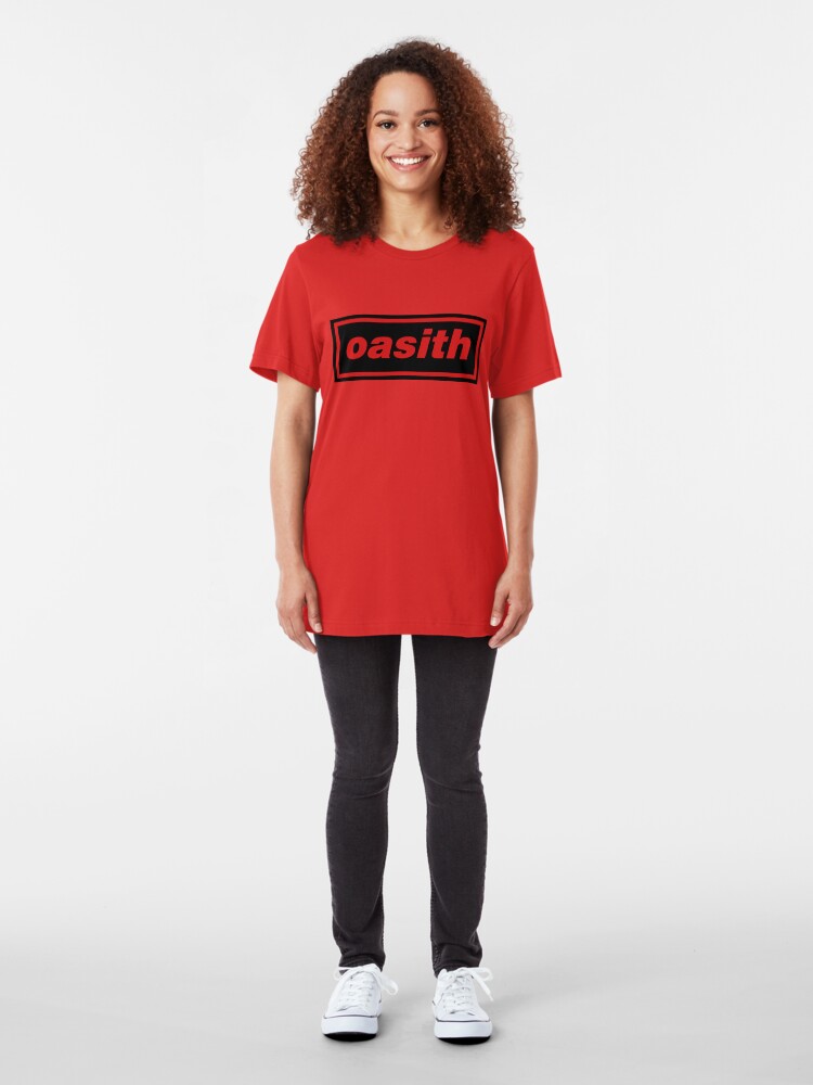 Alternate view of Oasith! Oasith! Oasith! Slim Fit T-Shirt