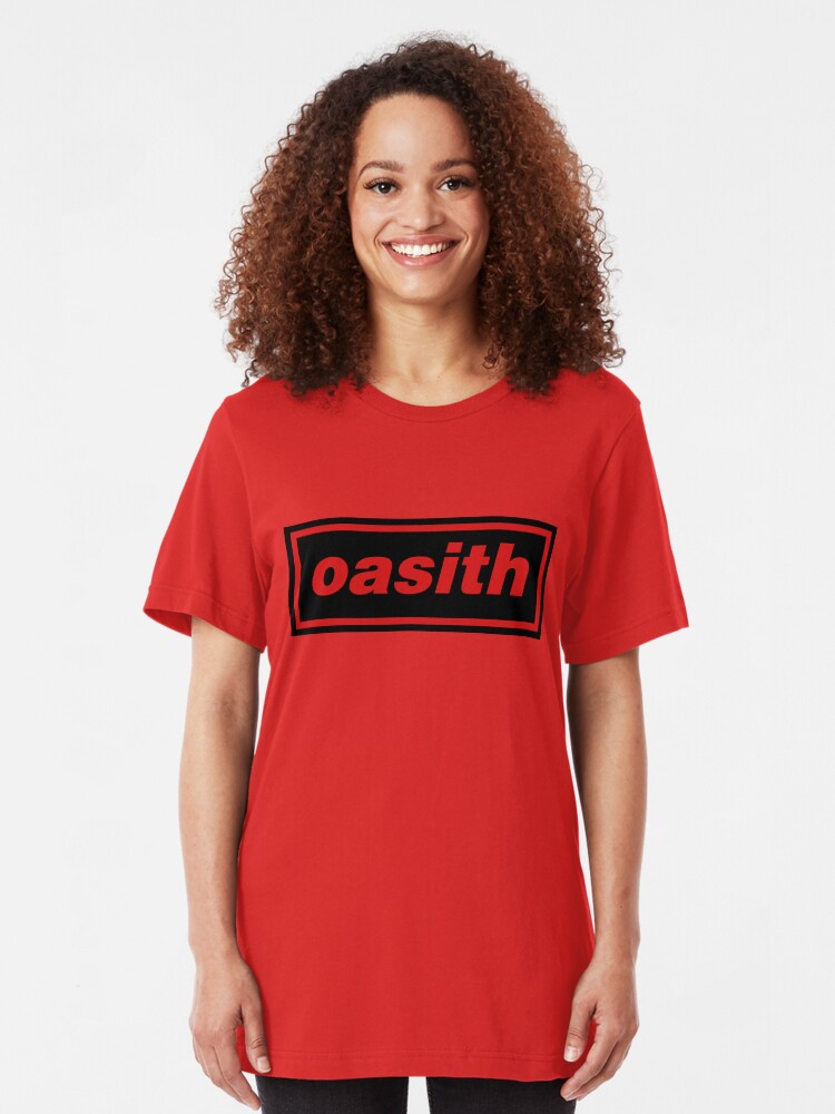Alternate view of Oasith! Oasith! Oasith! Slim Fit T-Shirt