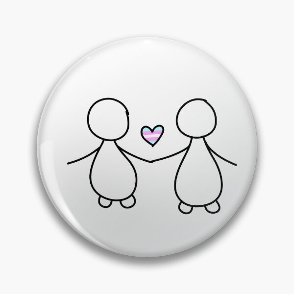 Item preview, LGBTQ+ Acceptance Cards - Pride Character with Tiny Heart Transgender designed and sold by ArtbyLauraJo.