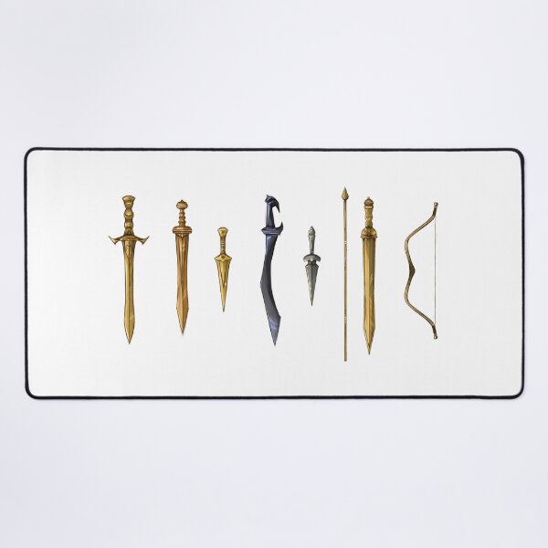 Vista previa del artículo con la obra «the swords of percy jackson», diseñado y vendido por EvRae7.