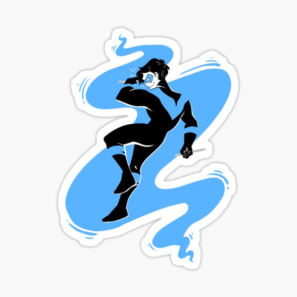 Item preview, Nightwing in Blue designed and sold by Oli-gib.