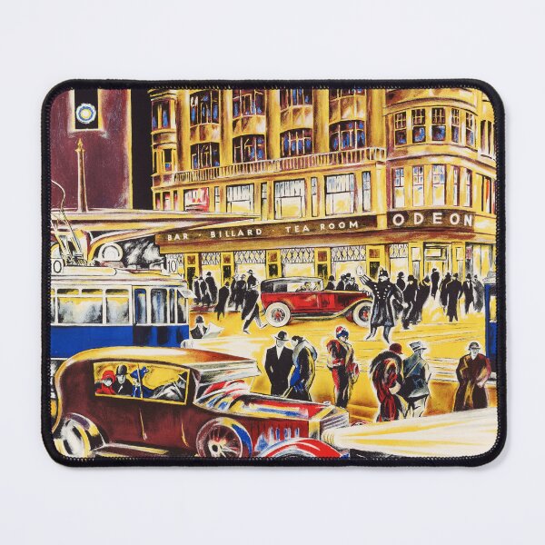 Item preview, Bellevueplatz GRAND CAFE ODEON Zurich Switzerland 1925 Vintage Restaurant Advertisement Poster designed and sold by retroposters.