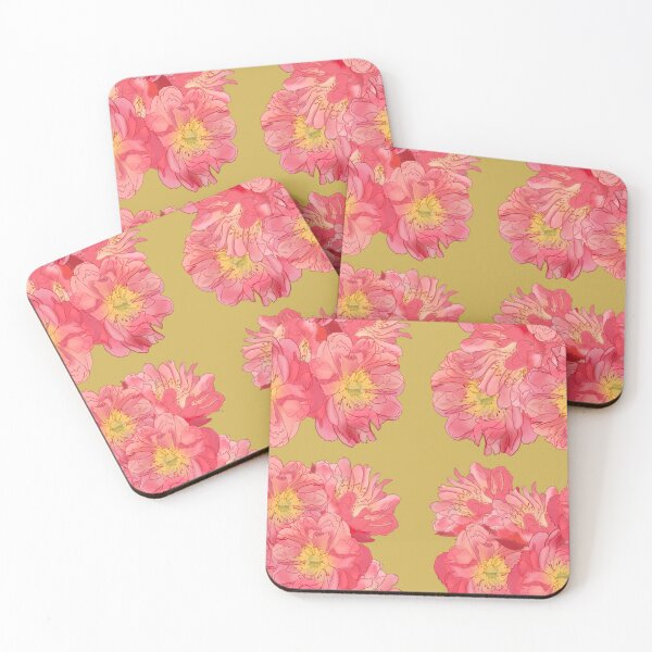 Item preview, Peonies in Pink  designed and sold by Booneb.