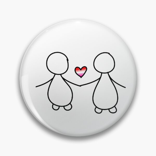 Item preview, LGBTQ+ Acceptance Cards - Pride Character with Tiny Heart Lesbian designed and sold by ArtbyLauraJo.