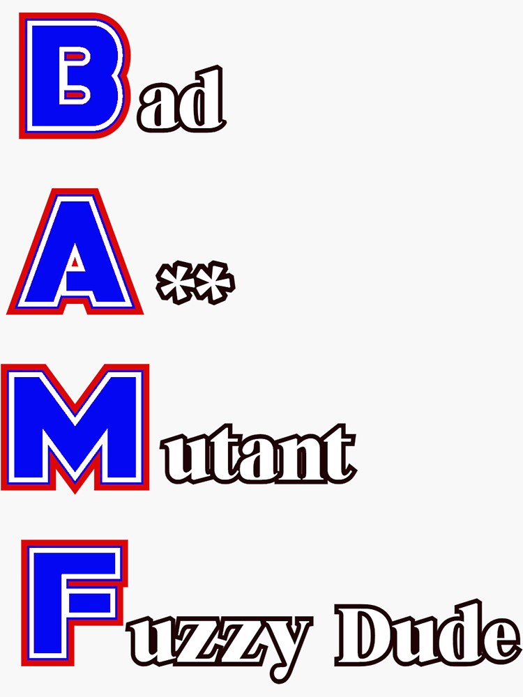 Thumbnail 3 of 3, Sticker, BAMF designed and sold by Nachturne.