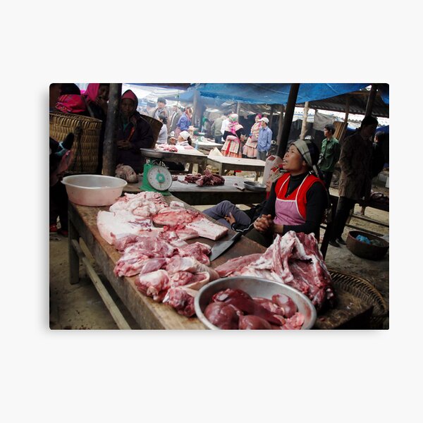 Bac Ha Market Canvas Print
