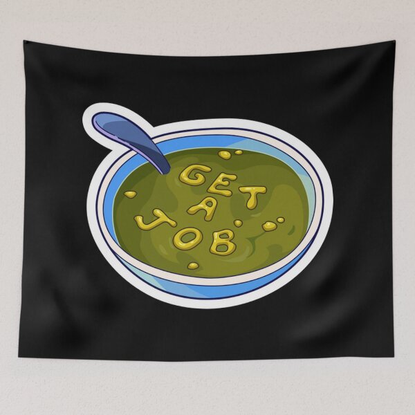 Aperçu de l'œuvre SpongeBob Get A Job Soup créée et vendue par ballardterry879.