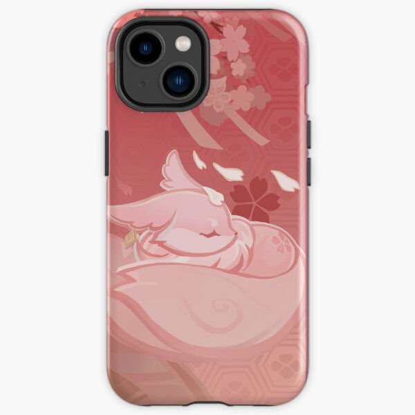 Carte de visite officielle Genshin Impact Yae Miko Coque antichoc iPhone