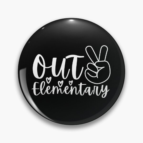 Item preview, Funny Quote For Last Day of School Elementary Grad: Peace Out Elementary designed and sold by AmeliaStore1.