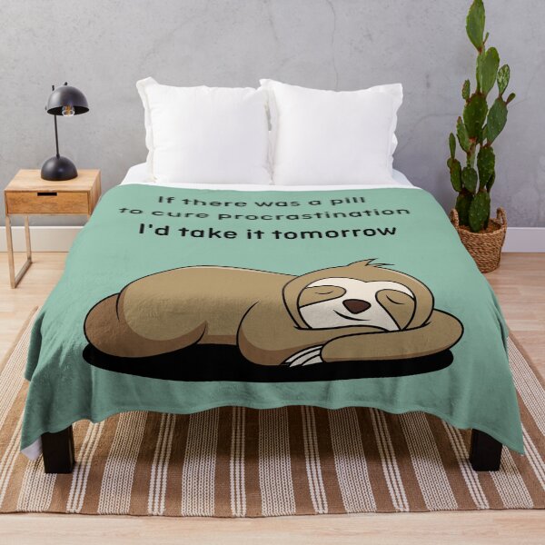 Item preview, Procrastination Humor - Slothful Wit designed and sold by DonneeCreations.