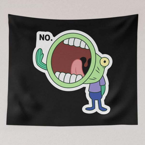 Item preview, SpongeBob Hoopla Fish Screaming NO! designed and sold by ballardterry879.