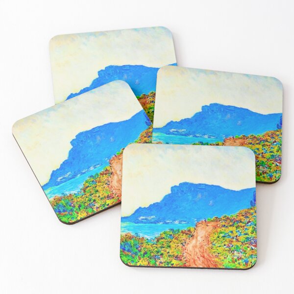 Item preview, The Corniche near Monaco (1884) by Claude Monet. Digitally enhanced by WatermarkNZ Press designed and sold by CristalleLisa.