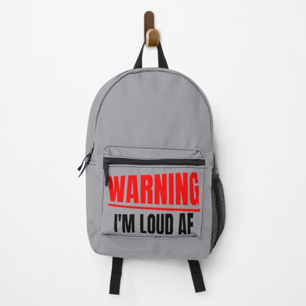 Item preview, Warning Im Loud AF Funny Sarcastic Louder Outspoken Caution Grudge Voice Racing Voice Driver Voice designed and sold by CarantinedChaos.