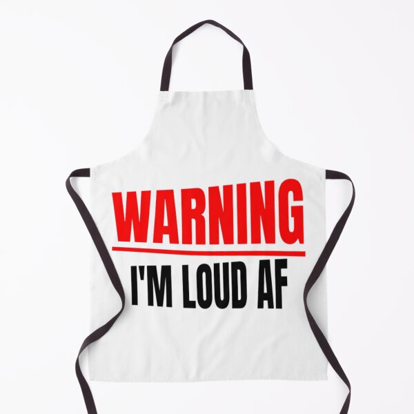 Item preview, Warning Im Loud AF Funny Sarcastic Louder Outspoken Caution Grudge Voice Racing Voice Driver Voice designed and sold by CarantinedChaos.