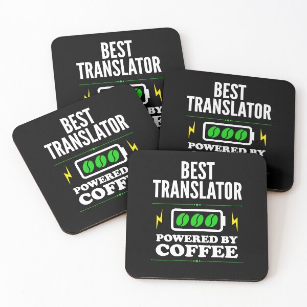 Item preview, Best Translator Powered By Coffee for Translator designed and sold by SVPOD.