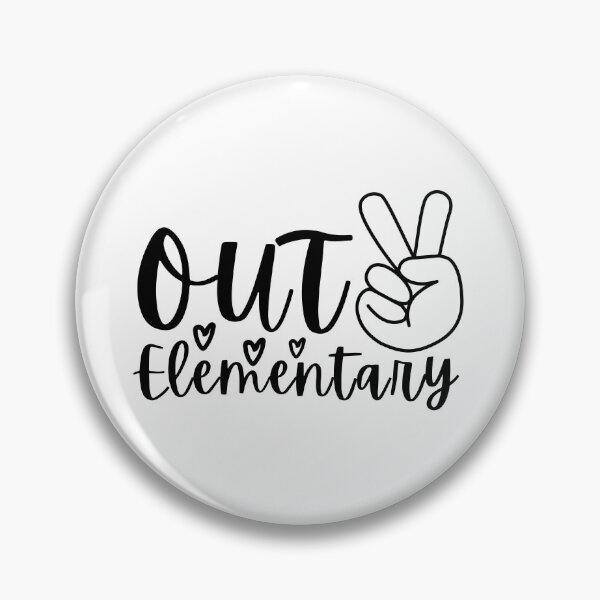 Item preview, Funny Quote For Last Day of School Elementary Grad: Peace Out Elementary designed and sold by AmeliaStore1.